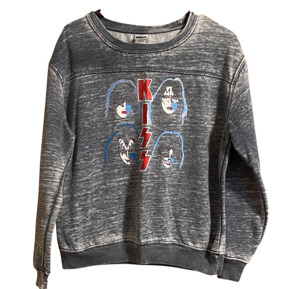 KISS Sweatshirt Gray Large